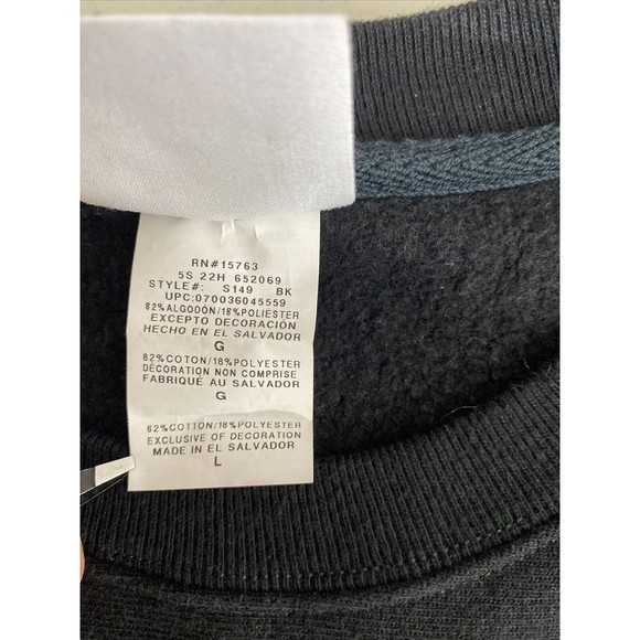 Vintage Champion Reverse Weave Niners Large Sweatshirt Black - Picture 10 of 12